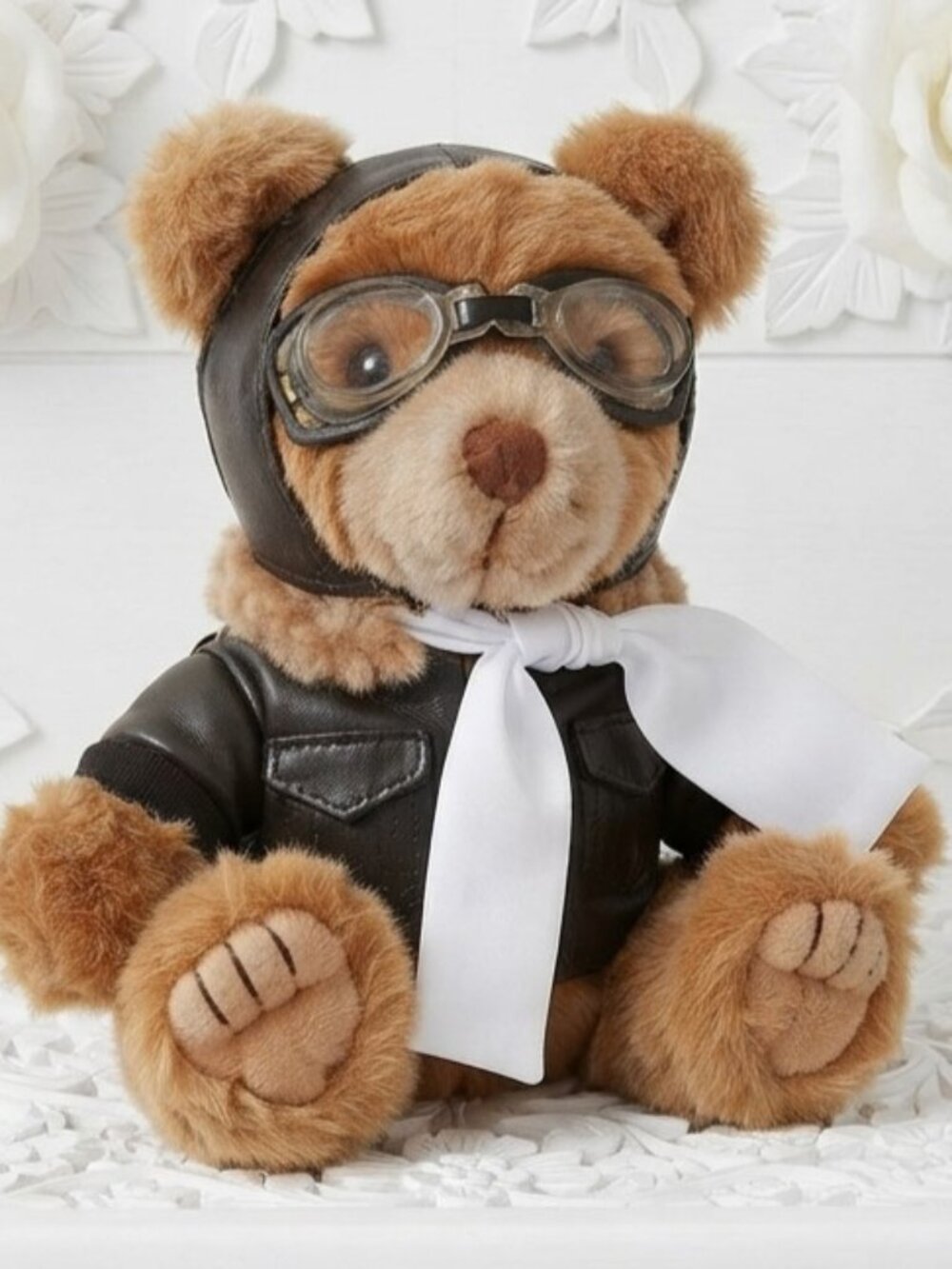 Aviation Bear Stuffed Animal 6"